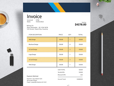 Invoice modern