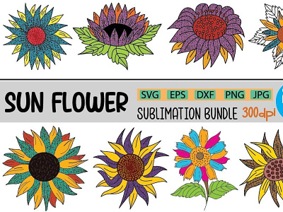 Sunflower Sublimation Bundle sublimation