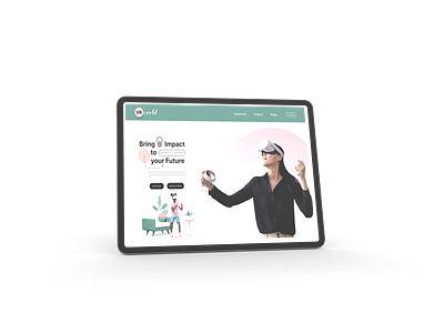 VR World Main Page design adobe xd branding design figma futuristic designs graphic design illustration landing page logo motion graphics professional website design technology ui uiux ux virtual virtual box virtual graphics vr xd