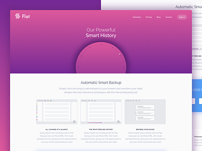 Smart History Landing Page