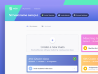 Flat For Education Dashboard