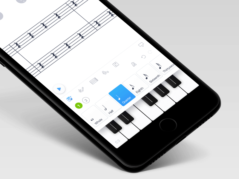 IOS piano & guitar keyboard