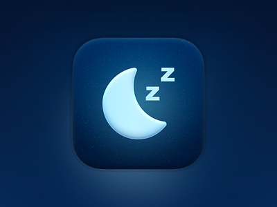Nnight AppIcon app app icon app icon design app icons apple branding design flat icon illustration ios iphone moon night sleep ui ux