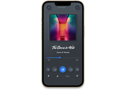 Music Player - UI Design app design typography ui