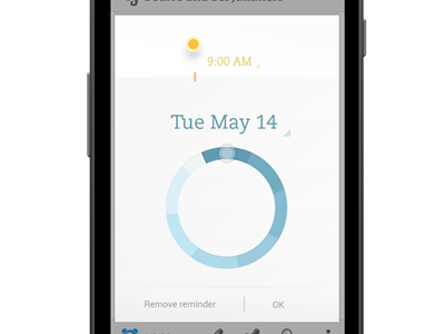 Edit Reminder android app gui interface ui ui design user interface