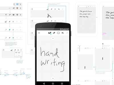Handwriting in Evernote Android android handwriting ink mobile