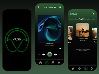 A Music Player UI design 3d branding design graphic design illustration logo typography ui ux vector