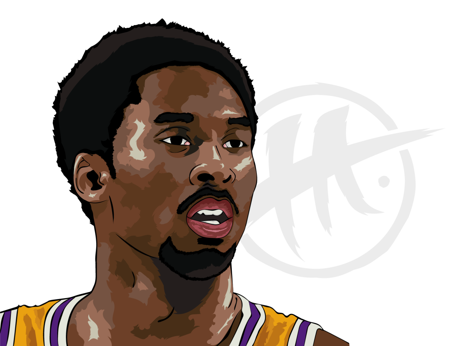 Kobe — Portrait illustration by Trizzy Art on Dribbble