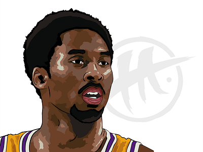 Kobe — Portrait illustration