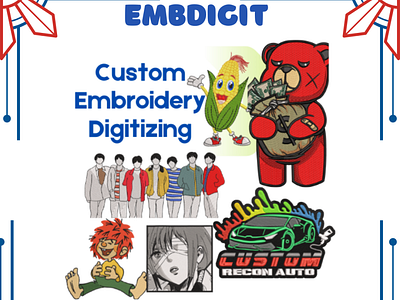 Custom Embroidery Digitizing