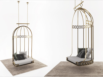 Hanging chairs armchair contemporary design inter interiordesign italianstyle luxury render