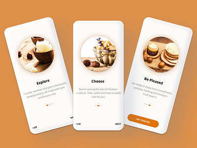 SheaB App • Onboarding app design mobile onboarding ui workflow