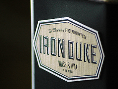 Iron Duke logo vintage zth