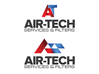 Air-Tech Logo gradients logo vector