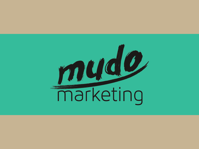 Mudo Marketing brush logo vector