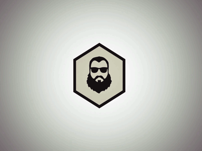 Break and Flip after effects beards logo vector