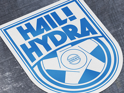 Hail Hydra Volvo Sticker 240 740 car hail hydra sticker sweden volvo wheel