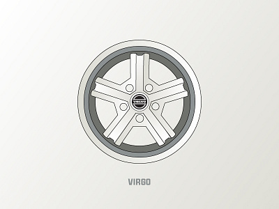 Volvo Wheels - Virgo automotive car rim sweden tire vector volvo wheel