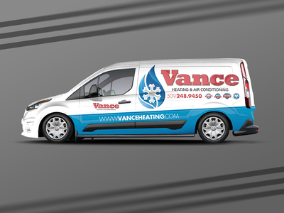 Van Wrap - Vance car graphics logo mock up van vehicle wrap
