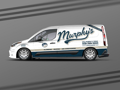 Van Wrap - Murphy's car graphics logo mock up van vehicle wrap