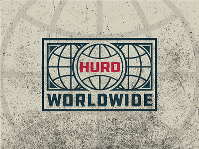 Worldwide Logo globe grunge logo vector