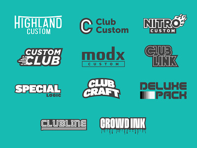 Custom Logo Ideas badge design illustration logo vector
