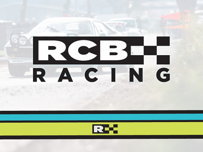 RCB Racing design illustration logo type