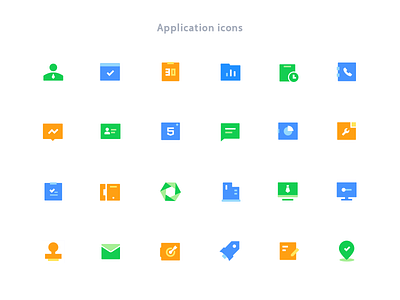 icons for CRM system