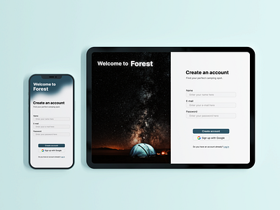 Daily UI #001 - Sign up page app dailyui design graphic design login signup ux website