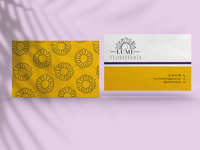 Business card - flower shop branding business card flower graphic design illustration logo