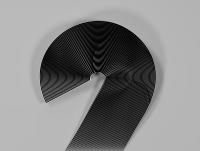 Blades 3d branding illustration typography
