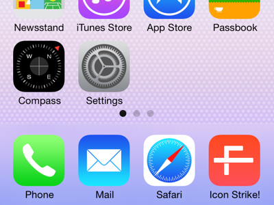 Icon Strike! Now with iOS 7 support.