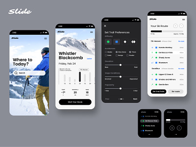 Slide Ski and Snowboard App