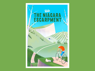 Ride The Escarpment biking niagara poster