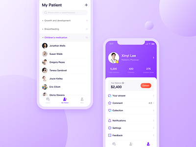 Doctor Homepage app homepage medical