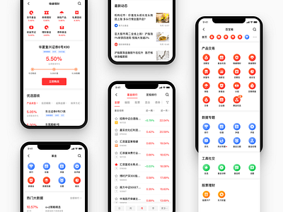 Tiantian Fund redesign app fund icon ui
