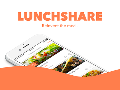 LunchShare animation app community food illustration ios lunch office ui ux