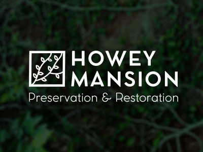 Howey Mansion Logo branding florida historic history house logo logo system mansion william j. howey mansion