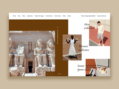 TPOG - Fashion web design design e commerce egypt fashion local culture sports tourist ui ux
