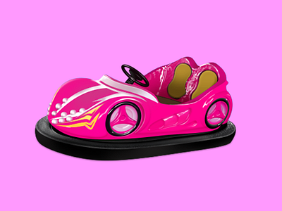 Go-kart design icon photoshop pink