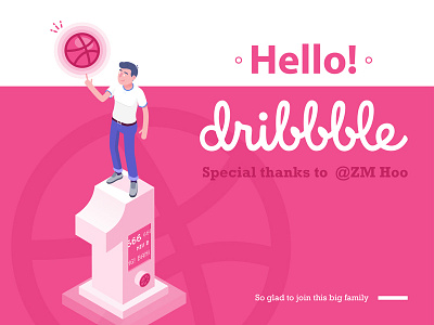 Hello Dribbble！！！ hellodribbble