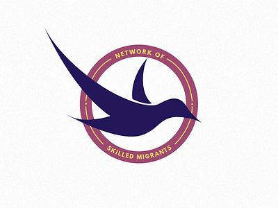 Network of Skilled Migrants - Logo branding logo nsmm ui