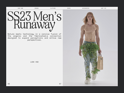 Lookbook Page Concept art couture fashion high fashion lookbook luxury model site typography website