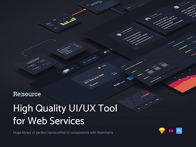 Resource | High Quality UI/UX Tool for Web Services
