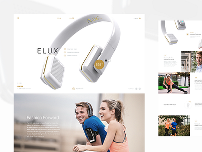 Spectr headphones productpage spectr uiux webdesign