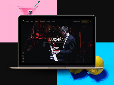 LuchBar bar luch luchbar mainpage moscow slider ui ux wedesign