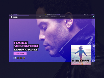Music Player Concept desktop music player slider ui ux web webdesign website wedesign