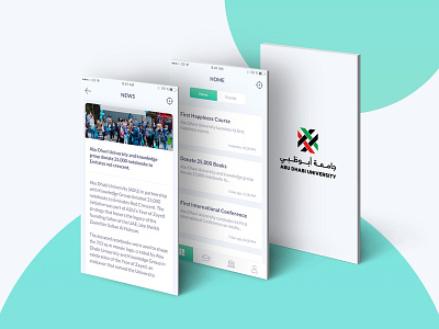 Abu dhabi University (Re-Design) education students uidesign universityapp userexperience