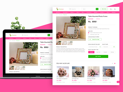 Floweraura Redesign gifting interface design love pink theme soft colors ui dashboard uidesign uxdesign
