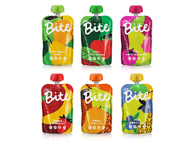 Fruit puree packaging design